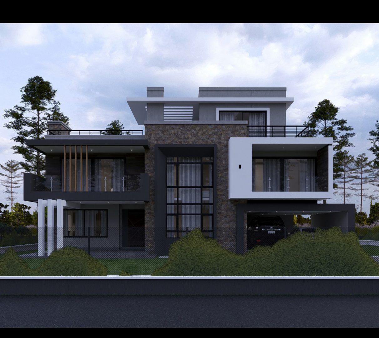 Residential home 3D render, Ruiru Kamakis