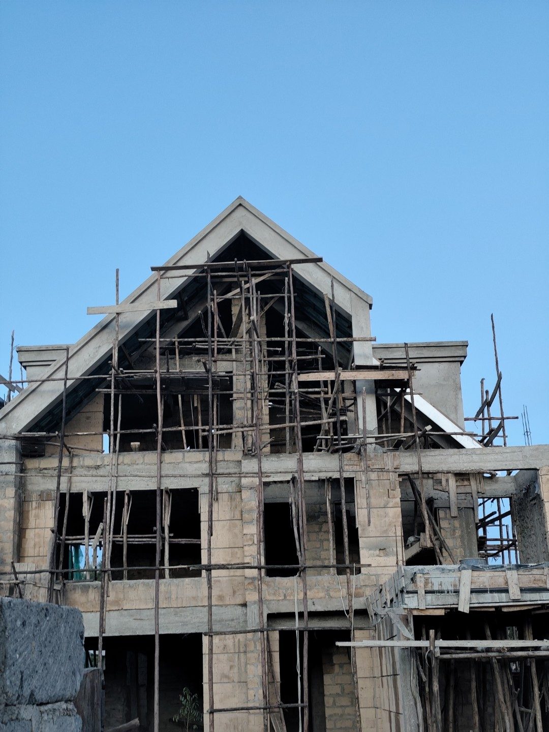 Residential home under construction, Kiambu Kamangu